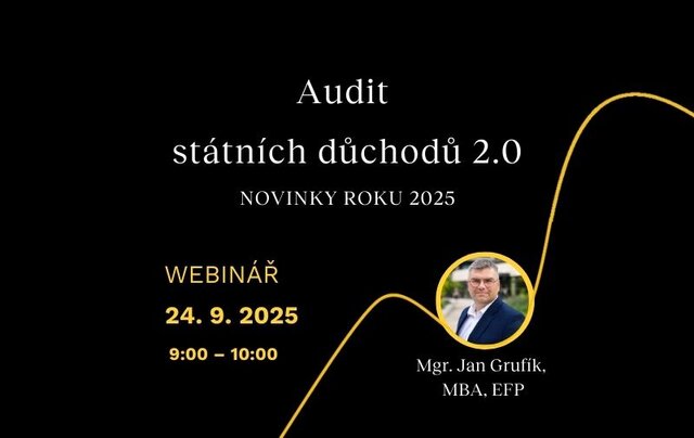 Audit státních důchodů 2.0 - novinky roku 2025